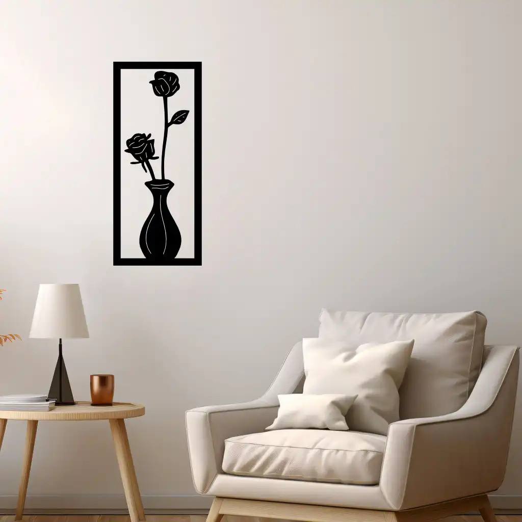 Roses - Wooden Wall Decor