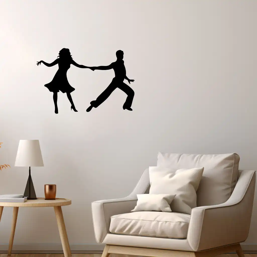 Dancing Couple - Wooden Wall Decor